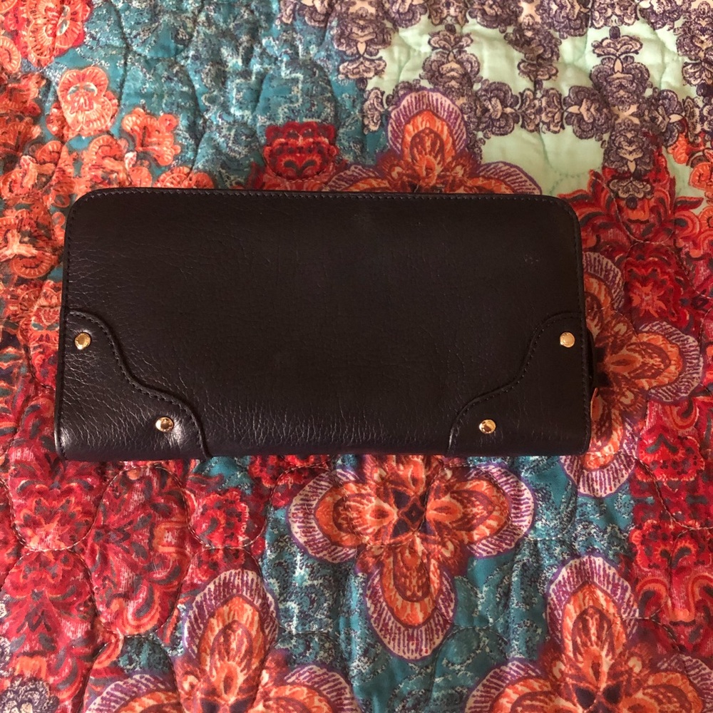 🇺🇸VETS DAY SALE🇺🇸Coach Mercer Satchel/Wallet Combo Navy Blue - Picture 7 of 8